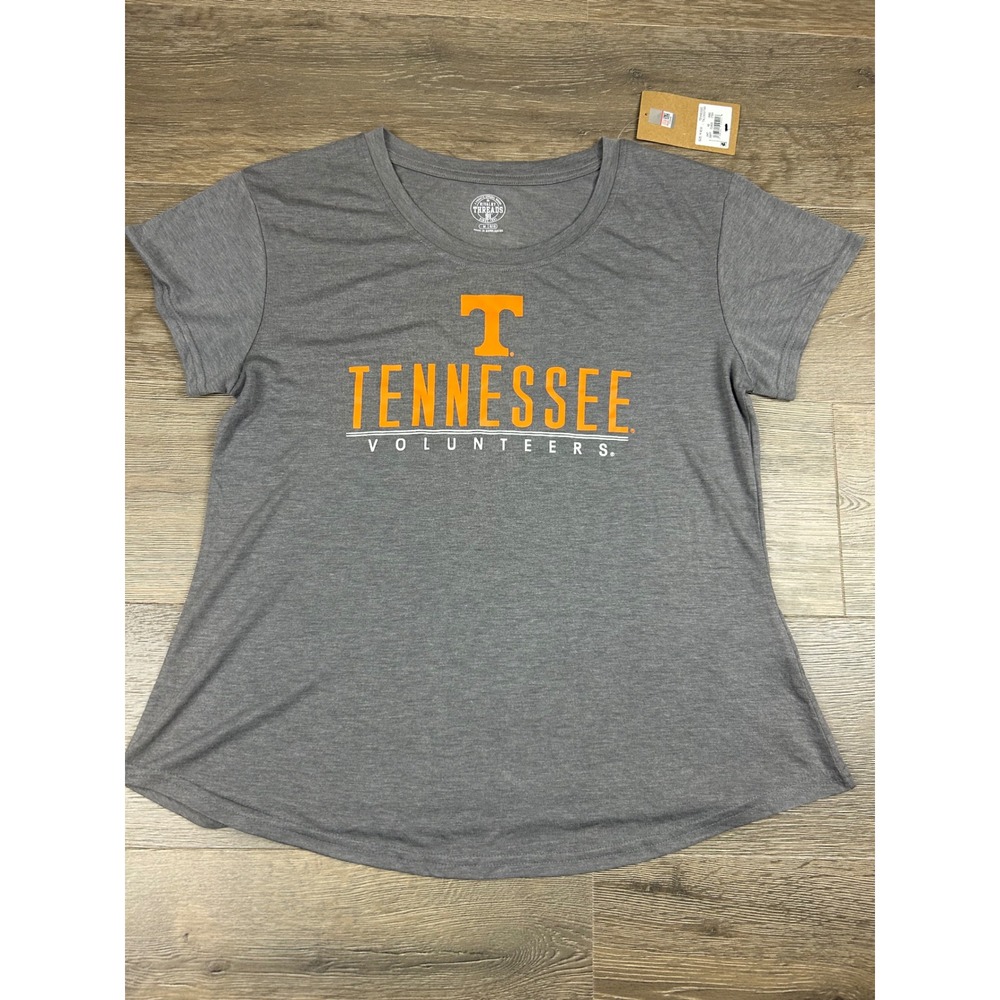 Rivalry Threads Tennessee Volunteers Womens Gray Graphic T-Shirt Size M 8/10 NWT